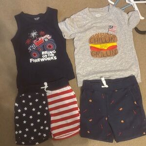 5 for $25!! Carter's Kids Pajama Set - Navy, Gray, Red, White